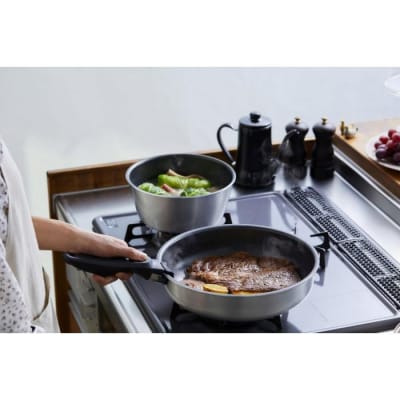 フライパンセット ダイヤモンドグレイス　10点セット　DG-S10S　シルバー