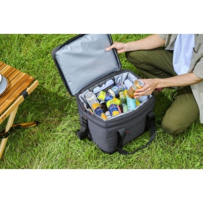 クーラーボックス HUGEL　エアロゲルソフトクーラーボックス AGSC-25C チャコールグレー