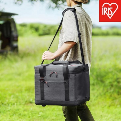 クーラーボックス HUGEL　エアロゲルソフトクーラーボックス AGSC-40C チャコールグレー