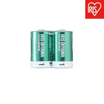 BIGCAPA basic plus アルカリ乾電池  単1形2本パック LR20Bbp/2S