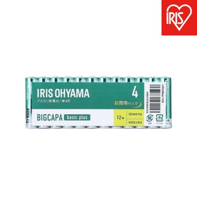 BIGCAPA basic plus アルカリ乾電池  単4形12本パック LR03Bbp/12S