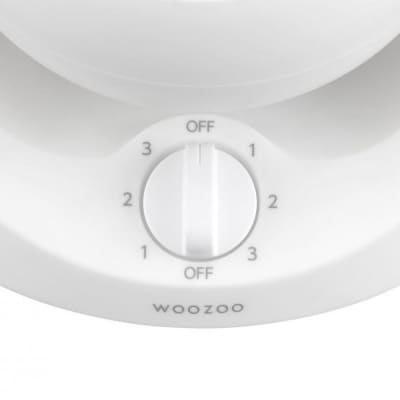 サーキュレーター 卓上扇マカロンミニ固定式 TAF-MKM10N-W ホワイト
