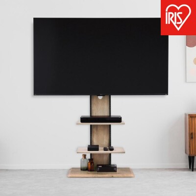 テレビ台 スタンドテレビ台 UTS-700R-LN ライトナチュラル