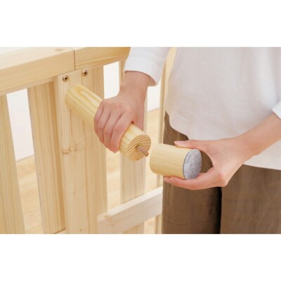 ベッド  宮付き高耐荷重すのこベッド HWBM-S ナチュラル