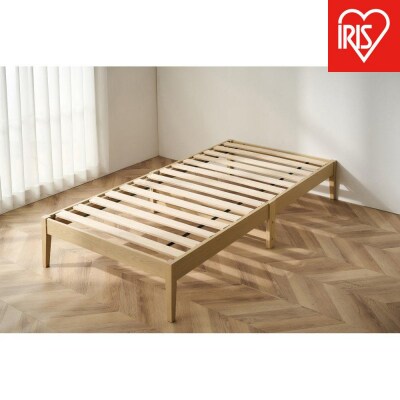 ベッド  組立簡単すのこベッド　ヘッドレス ESB01-S ナチュラル