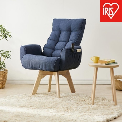 イス 回転ファブリックチェア FACN-KH ブルー