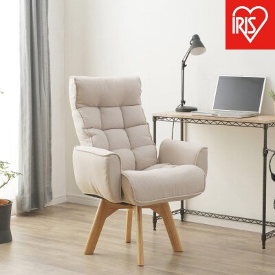 イス 回転ファブリックチェア FACN-KH アイボリー