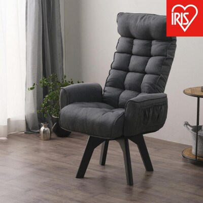 イス 回転ファブリックチェア　ハイバック FACN-KHB アッシュ