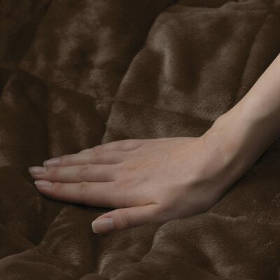 毛布　ボリュームたっぷり5層毛布 M-B5-DL ブラウン