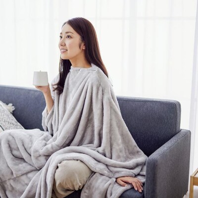 毛布　3WAYマルチ毛布 M-3M グレー