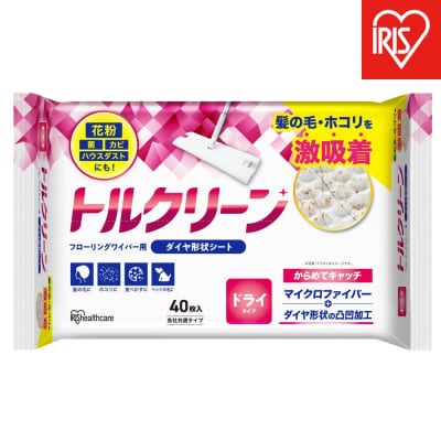 【40枚入り×10個】フローリングワイパー用シート ドライタイプ 40枚入 DN-FD401P