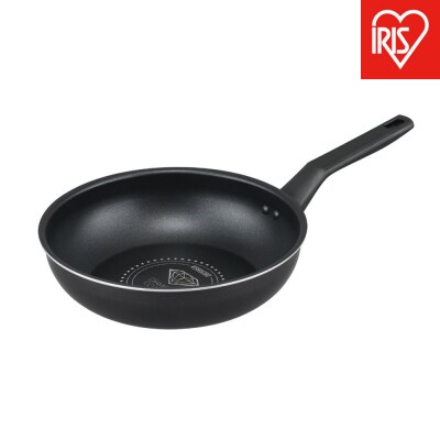 ダイヤモンドコートフライパン炒め鍋 ガス火対応26cm VDG-W26 ブラックメタリック