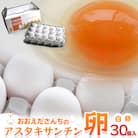 おおえだファーム アスタキサンチン卵(白卵)Lサイズ 30個入り