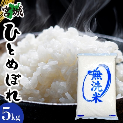 【令和6年産】宮城県産ひとめぼれ【無洗米】　5kg×1袋