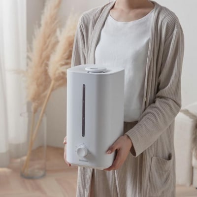 加湿器 上給水超音波加湿器 AHM-UU28B-W ホワイト