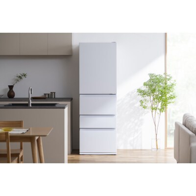 冷凍冷蔵庫 370L 自動製氷機能付 IRSN-I37A-W ホワイト