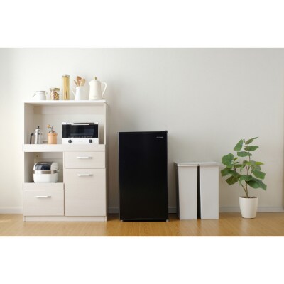冷蔵庫 93L IRJD-9B-B ブラック