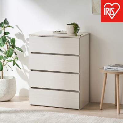 組立簡単ウッドチェスト KKWCー590 ホワイト