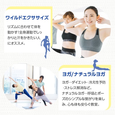 角田市総合体育館 ワンコインレッスン回数券　11回分