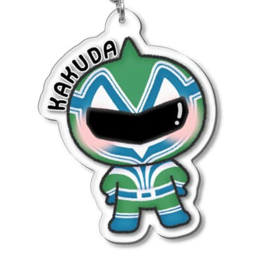 オリジナルアクリルキーホルダー(カクーダQ)5cm×5cm厚さ3mm