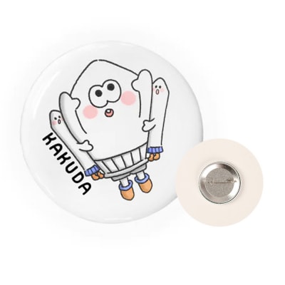 オリジナル缶バッチ(えいいち君とロッケ&ケット)直径4.5cmスチール製