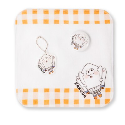 オリジナルえいいち君とロッケ&ケット3種セットタオルハンカチ缶バッチアクリルキーホルダー