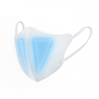 【3枚入×7袋】ナノエアー うるおい保水ぬれマスク 立体ふつうサイズ  NWE-RK3 ホワイト