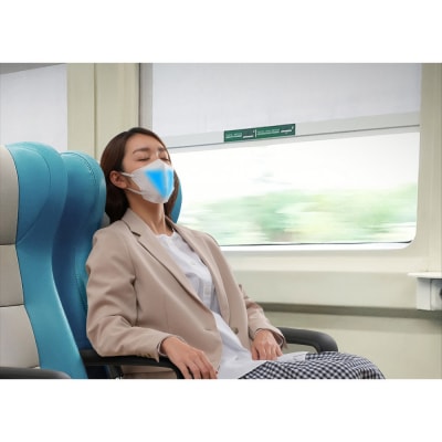 【3枚入×7袋】ナノエアー うるおい保水ぬれマスク 立体ふつうサイズ  NWE-RK3 ホワイト