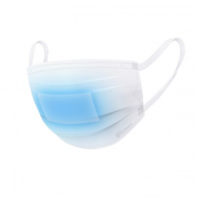 【3枚入×7袋】ナノエアー うるおい保水ぬれマスク プリーツ普通サイズ NWE-PK3 ホワイト