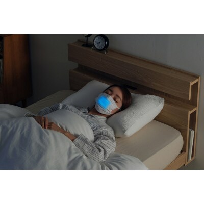 【3枚入×7袋】ナノエアー うるおい保水ぬれマスク プリーツ普通サイズ NWE-PK3 ホワイト