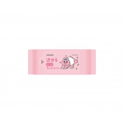 【8枚入×36個】おぱんちゅうさぎ 流せるミニウェットシート OMW-6PN