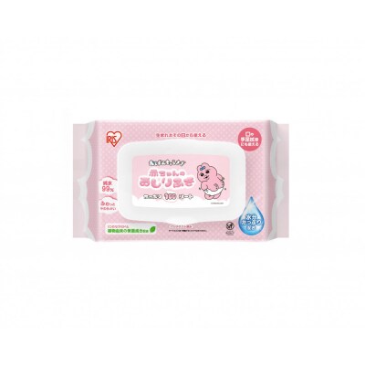 【100枚入×12個】おぱんちゅうさぎ 赤ちゃんのおしりふき OAO-100