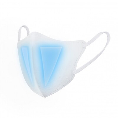 【20枚入×3個】ナノエアーうるおい保水ぬれマスク立体ふつうサイズ20枚NWE-RK20ホワイト