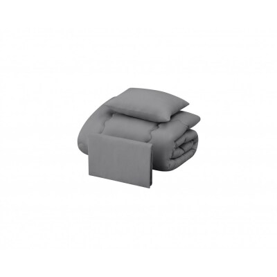 ベッド用布団3点セット S シングル  KFS-B3S ダークグレー