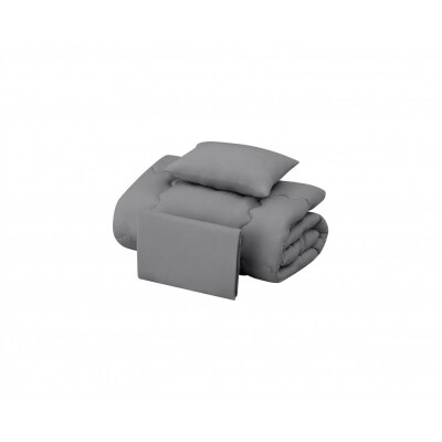 ベッド用布団3点セット SD セミダブル  KFS-B3SD ダークグレー