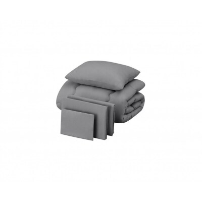 ベッド用布団5点セット S シングル  KFS シングル -B5S  ダークグレー