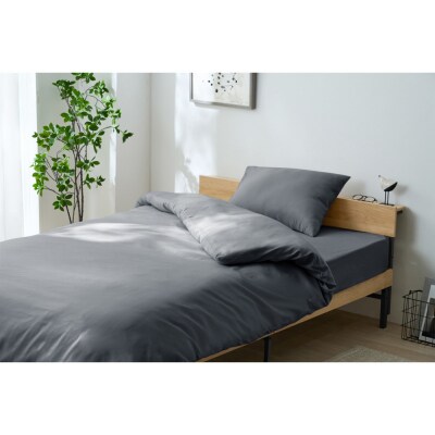 ベッド用布団5点セット SD セミダブル   KFS-B5SD ダークグレー