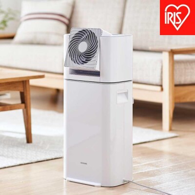 除湿機　サーキュレーター衣類乾燥除湿機 IJD-I50-WH ホワイト/グレー