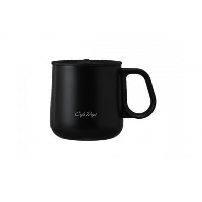 Cafe Days ふた付きマグカップ NCD-M360 ブラック