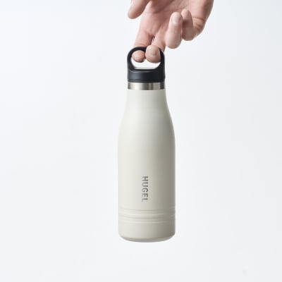 HUGEL 真空断熱マグボトル 500ml HSB-500 アッシュホワイト