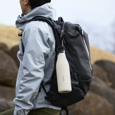 HUGEL 真空断熱マグボトル 750ml HSB-750 アッシュホワイト