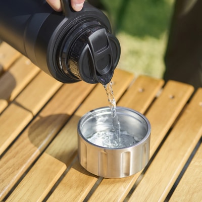 HUGEL 真空断熱マグボトル 1900ml HSB-1900 チャコールグレー