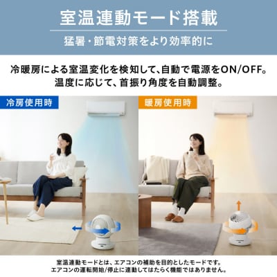 サーキュレーター?WOOZOO?360?i?PCF-SDS15TEC-PD-H?グレー