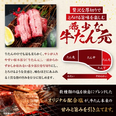 牛たん元 厚切り 800g(200g×4)　宮城県共通返礼品