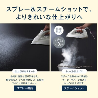 スチームアイロン IRN-212C-H グレー