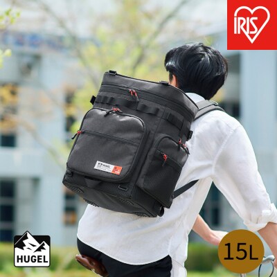 HUGEL エアロゲルリュック型クーラーバッグ15L AGSC-R15C チャコールグレー