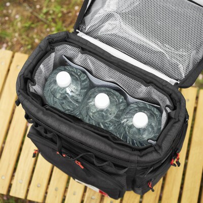 HUGEL エアロゲルリュック型クーラーバッグ15L AGSC-R15C チャコールグレー