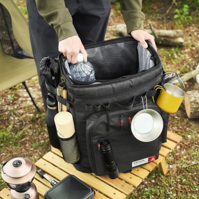HUGEL エアロゲルリュック型クーラーバッグ30L AGSC-R30C チャコールグレー