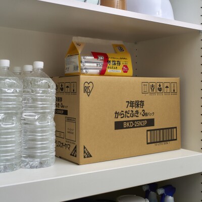 【25枚入り×3個】7年保存からだふき BKD-25N3P