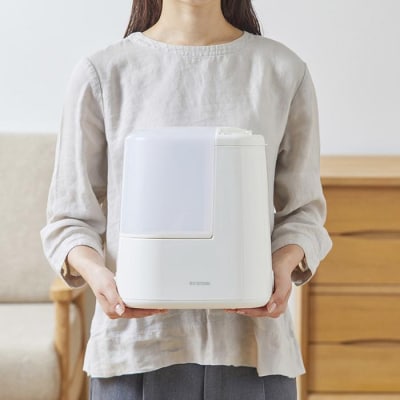 スチーム式加湿器 木造4畳 / 洋室7畳  260ml AHM-H26B-C アイボリー